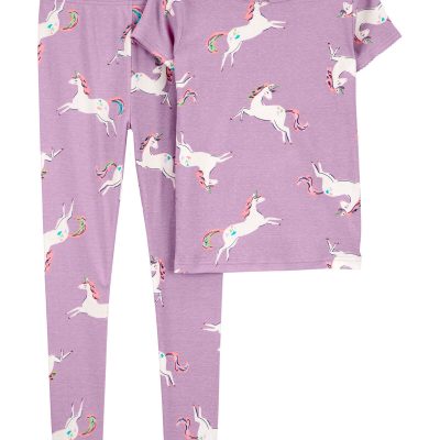 Purple Kid 2-Piece Unicorn 100% Snug Fit Cotton Pajamas | carters.com