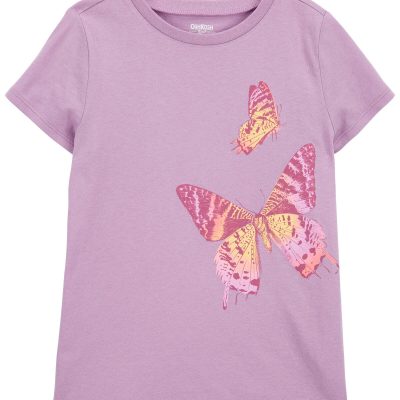 Purple Kid Butterfly Graphic Tee | carters.com