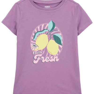 Purple Kid Feeling Fresh Graphic Tee | carters.com