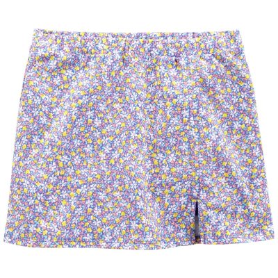 Purple Kid Floral Print Handstand Skort | carters.com