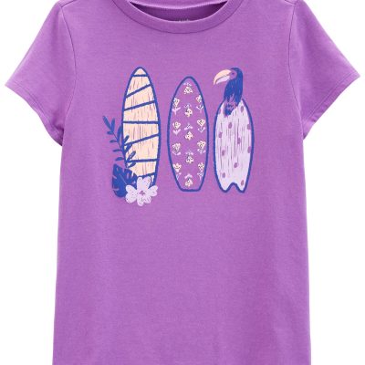 Purple Kid Surfboard Graphic Tee | carters.com