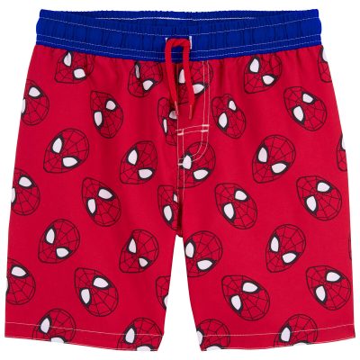 Red/Blue Kid Spider-Man Swim Trunks | carters.com