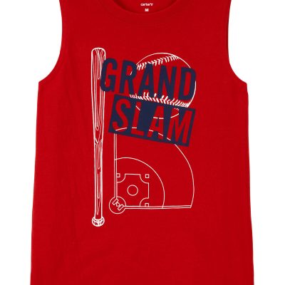 Red Kid Baseball Graphic Tank | carters.com