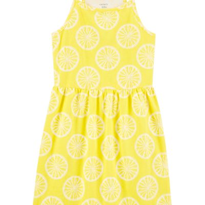 Yellow Kid Lemon Tank Dress | carters.com