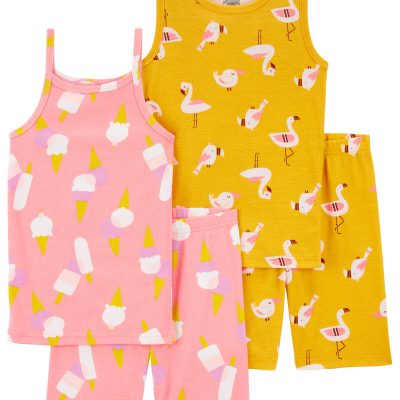 Yellow, Pink Kid 2-Pack Ice Cream & Flamingo Set | carters.com